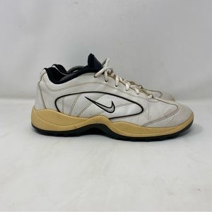 Nike Golf Shoes Men’s 9.5 White Black 2004 Vintage Rare Retro Cleats 183919-101